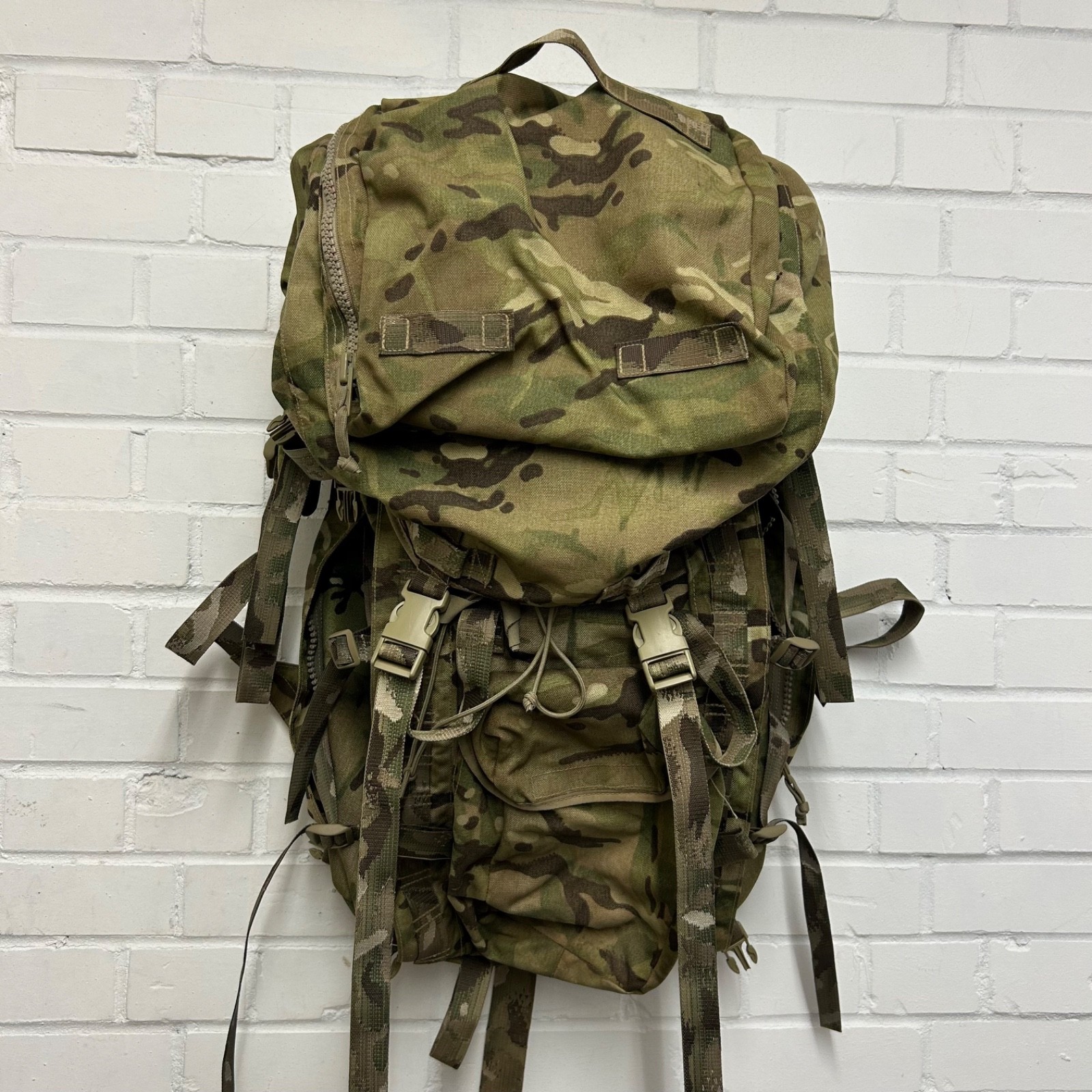 MTP RUCKSACK BERGEN - Long Frame Convoluted Backpack Bag Camo , British Army