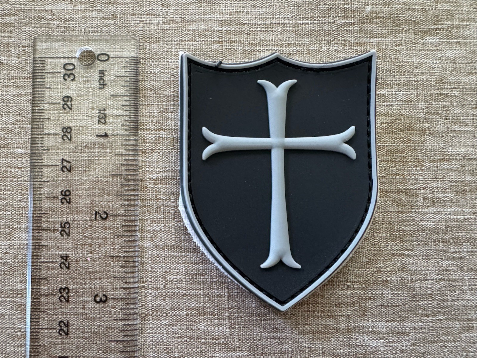 Knights Templar Crusade Cross And Shield Tactical Morale Patch