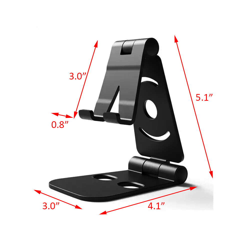 Universal Cell Phone Tablet Desk Stand Holder Mount Cradle Adjustable Foldable