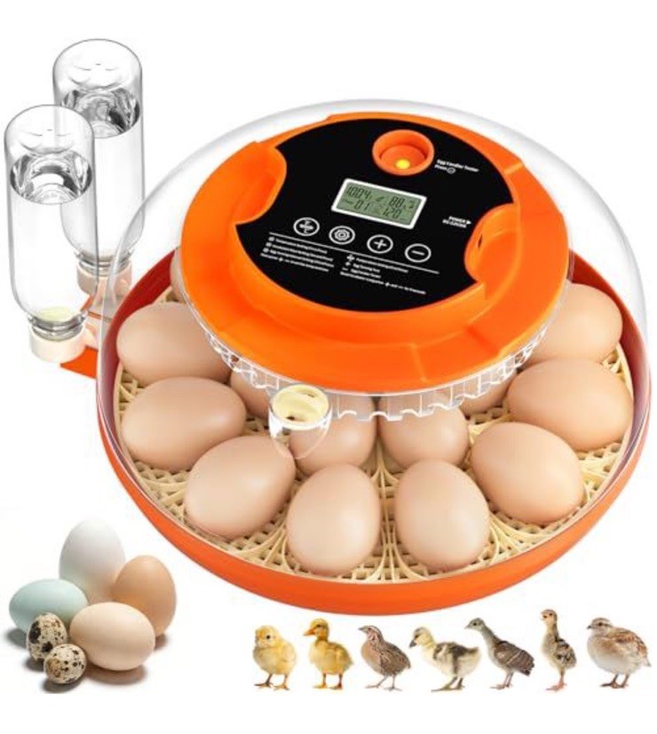 (20)18 Egg Incubators for Hatching Eggs, Automatic Egg Turning and Humidity Cnt