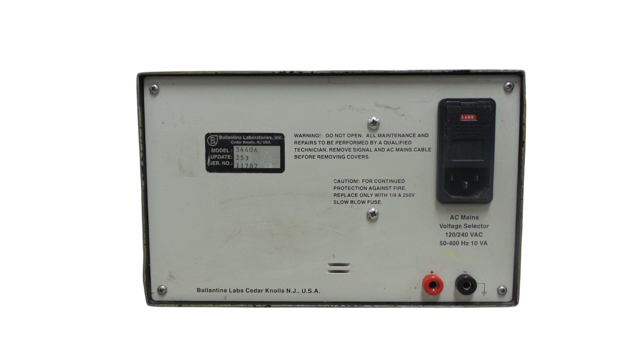 BALLANTINE 3440A RF MILLIVOLTMETER - Free Shipping