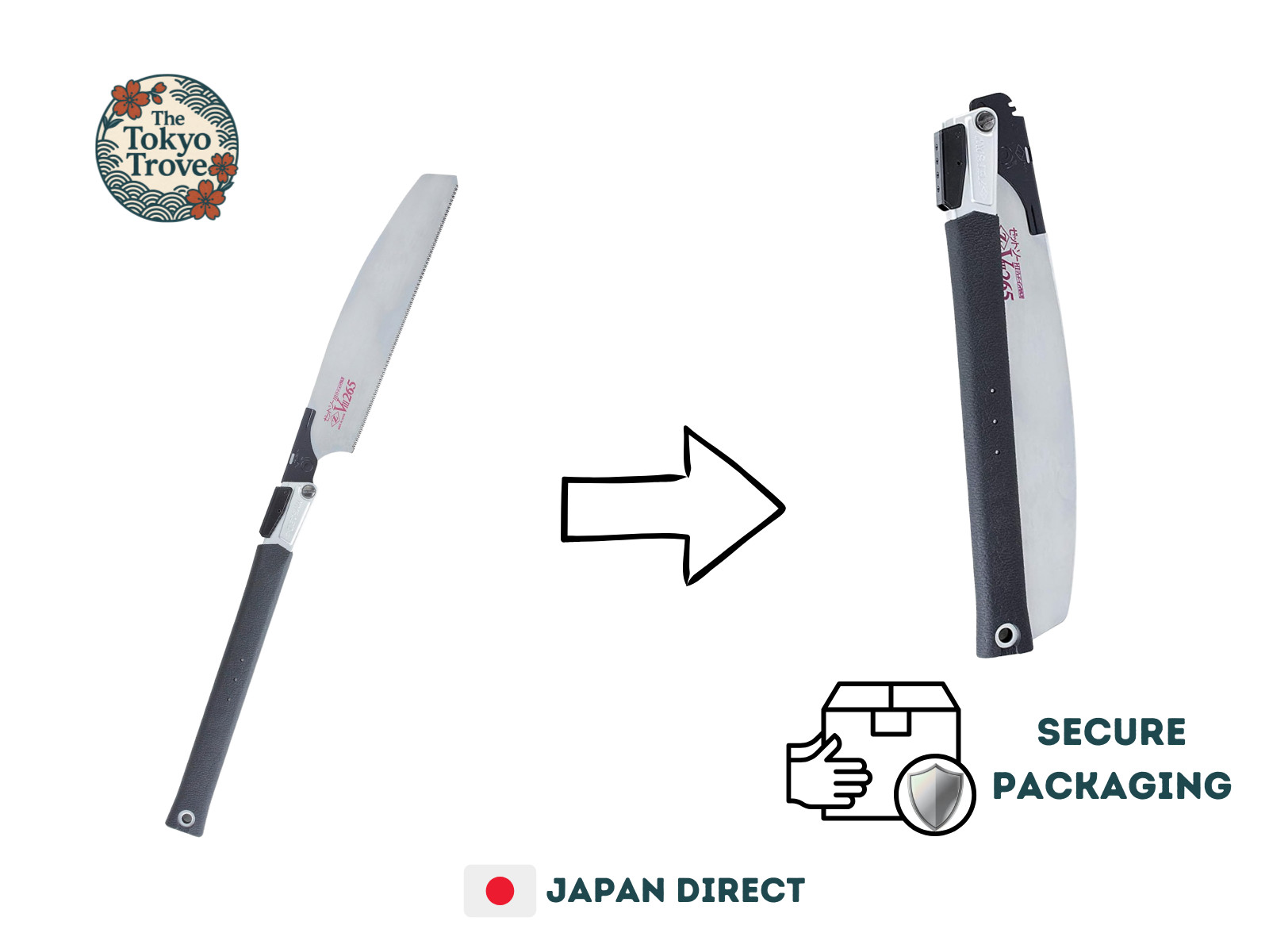 Z-Saw V3 265 Folding Hand Saw 265mm Cross Rip Diagonal Cut Carpenter 18401 Japan
