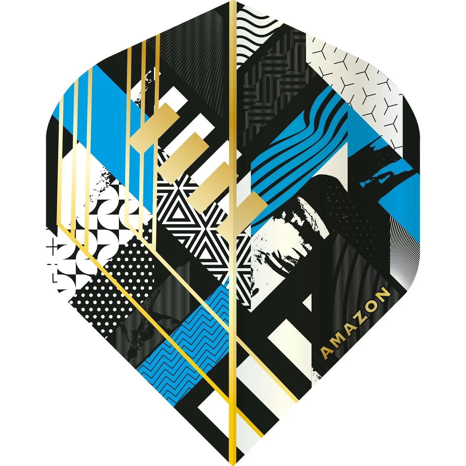 Amazon Abstract No2 Black Dart Flights