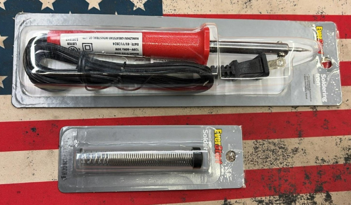Ever Start Soldering Iron SAFETY STAND 120V/30W Automotive Electrical Tool D24 J
