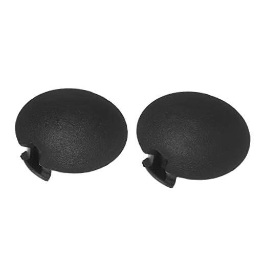 Car Rear Bumper Towing Tow Eye Hook Cover Cap Fit for Smart - Pack of 2 Black