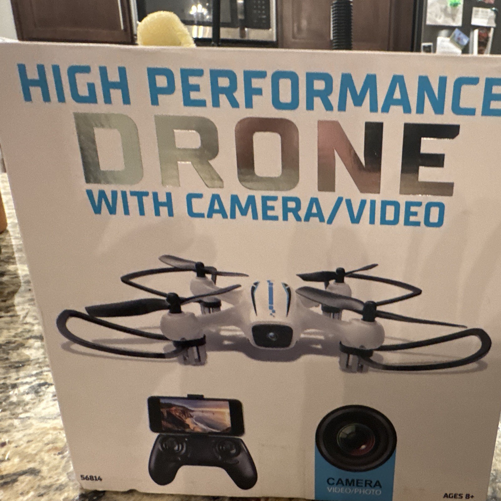 High Performance Drone Quadcopter 480P Camera LED Lights 3D Flips MPN 56814