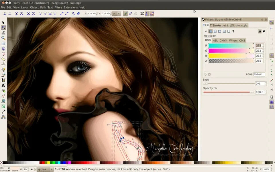 Vector Graphic Design Software ~ Windows & Mac ~ Inkscape Pro Illustrator CD-ROM