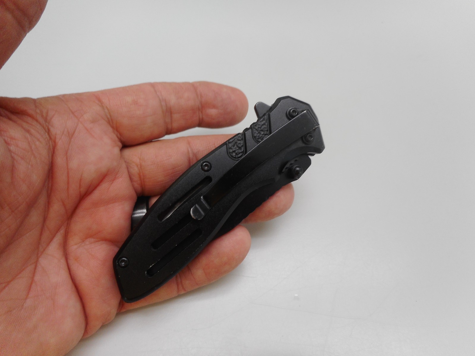 Smith Wesson ExtremeOps Pocket Knife Liner Lock Combo Edge Blade SWA24S