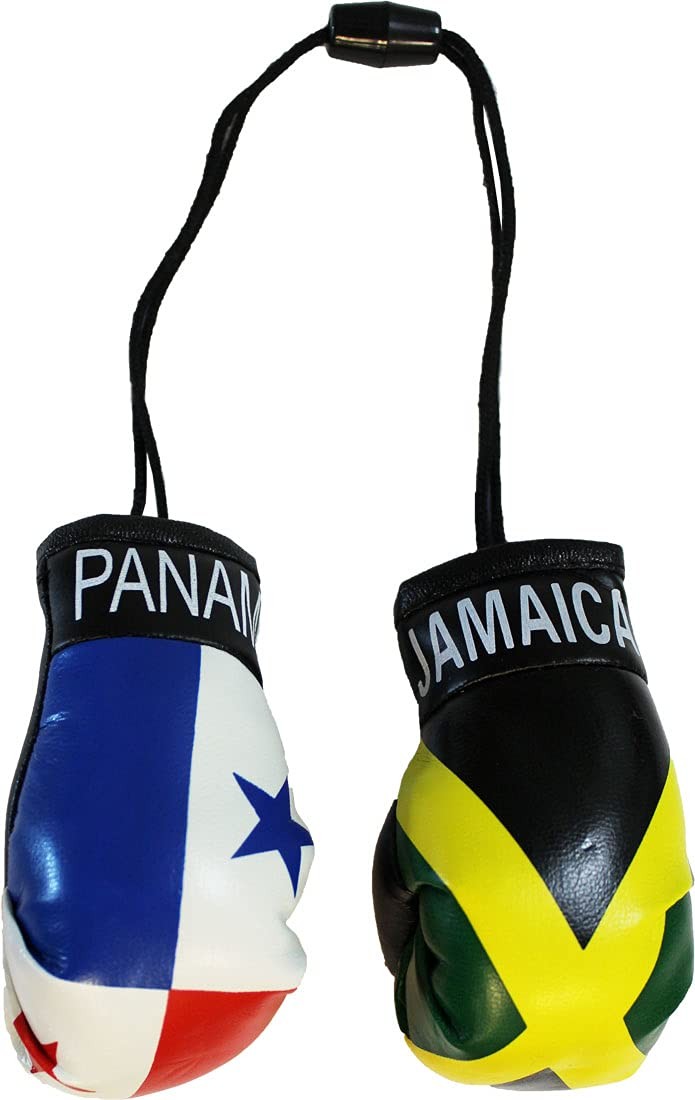 Flagline Jamaica and Panama - Mini Small, Red White Blue Green Yellow Black