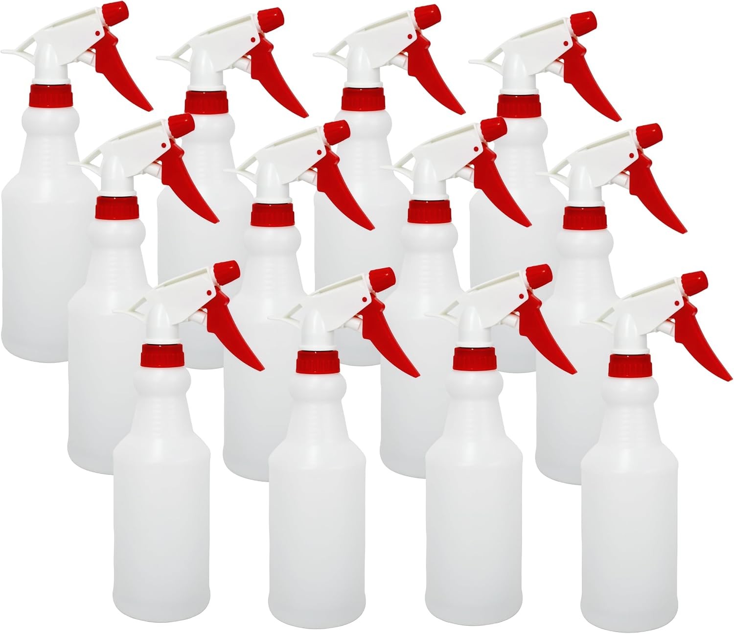 12 Pack 16 Oz Fine Mist Spray Bottles For Plants Cleaning Salon Garden