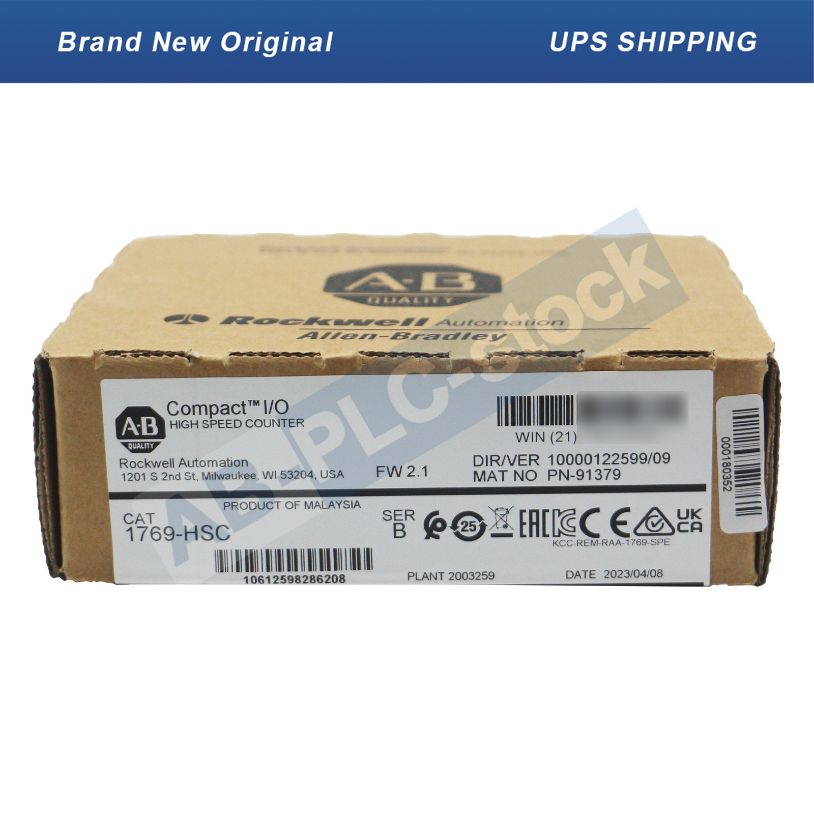 New 1769-HSC Allen-Bradley CompactLogix 2/4 Channel High Speed Counter Module