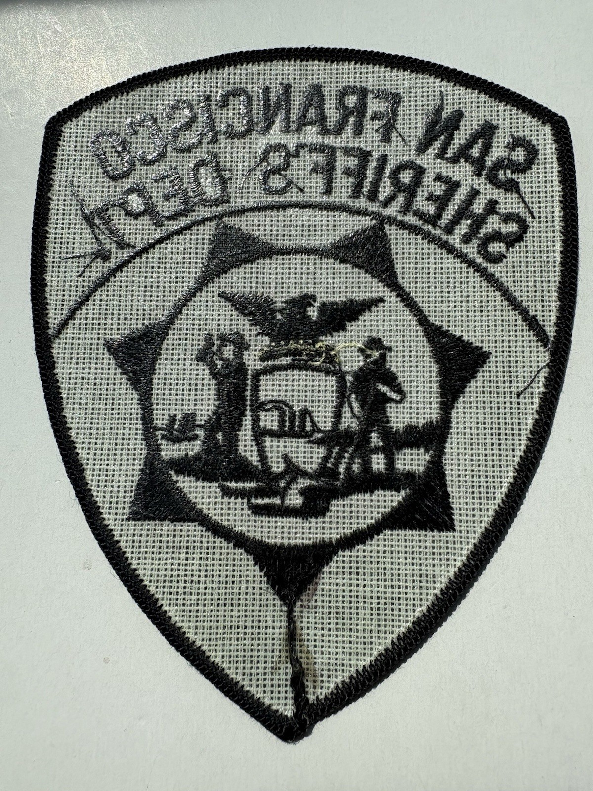 San Francisco California Sheriff Patch ~ OD Green