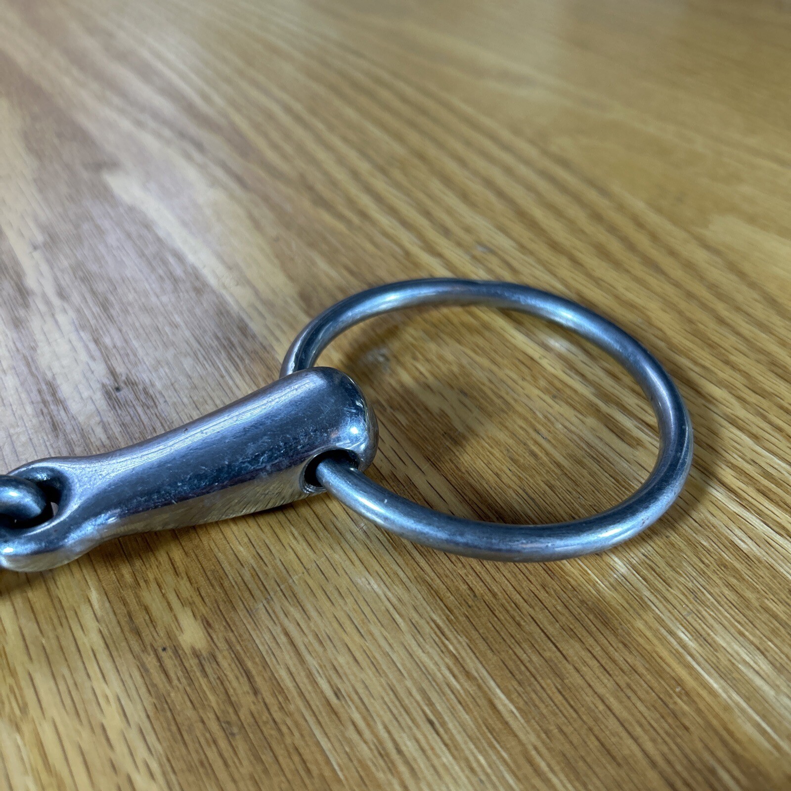 Loose Ring Snaffle Bit With Peanut 4.5" Mouthpiece Riding Bridle Bit