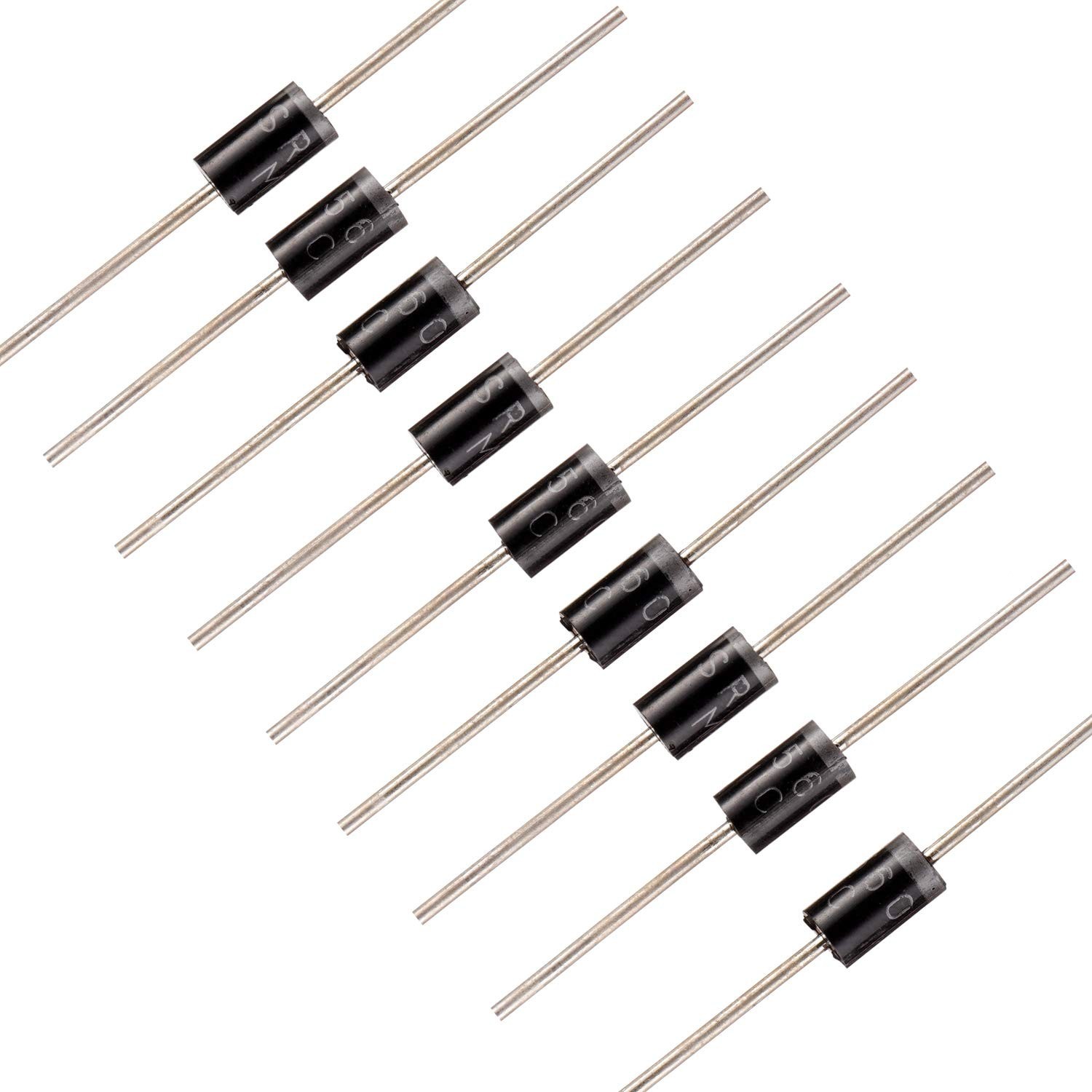 SR560 (SB560) Schottky Barrier Rectifier Diodes 5A 60V DO-201AD 5 Amp 60 Volt Ax
