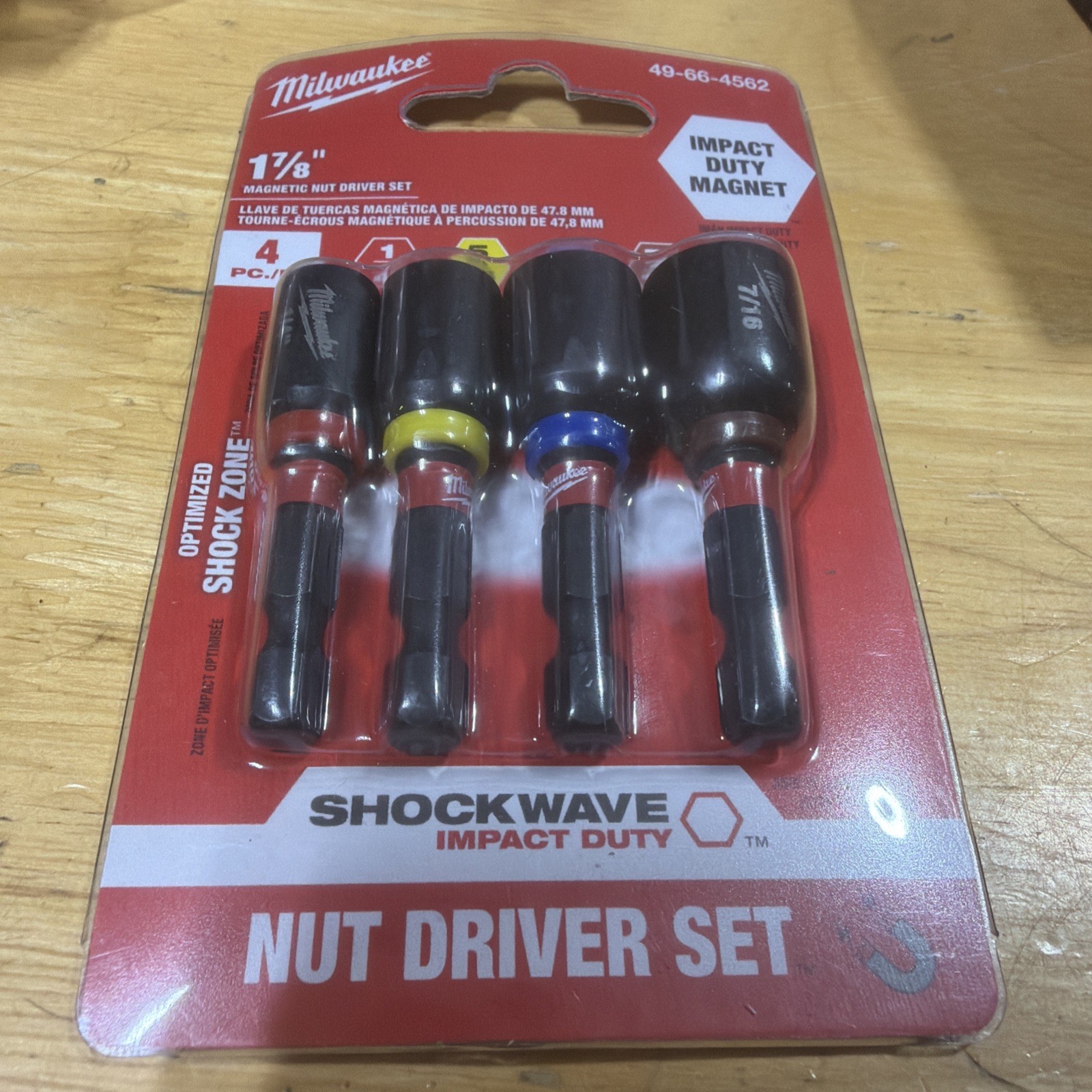 Milwaukee 4-Pc. Shockwave Nut Driver Drill Set - 49-66-4562