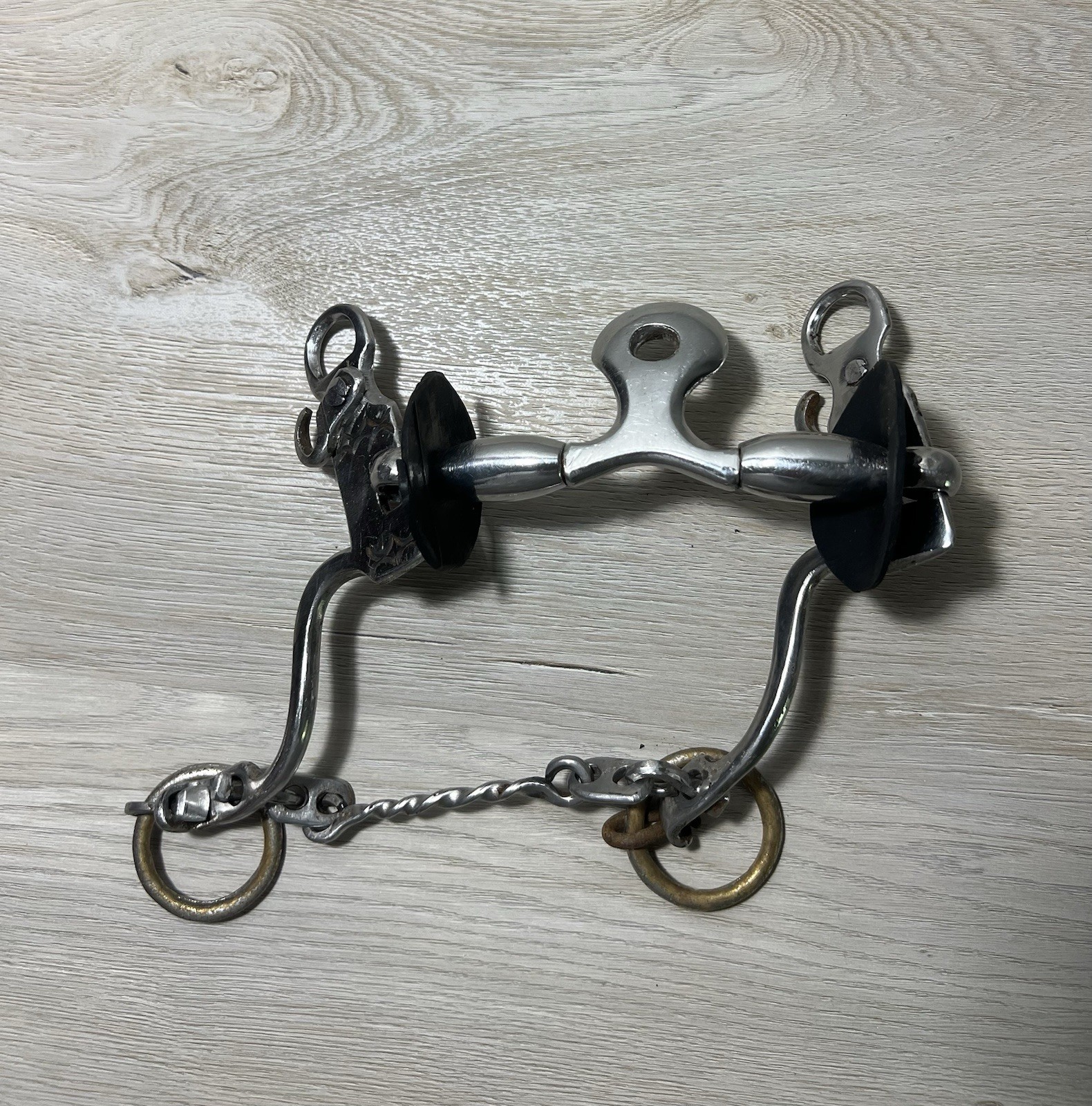 4.75” Peruvian Paso Fino Horse Bit Stainless Steel Spoon Port Horse Tack Gaited