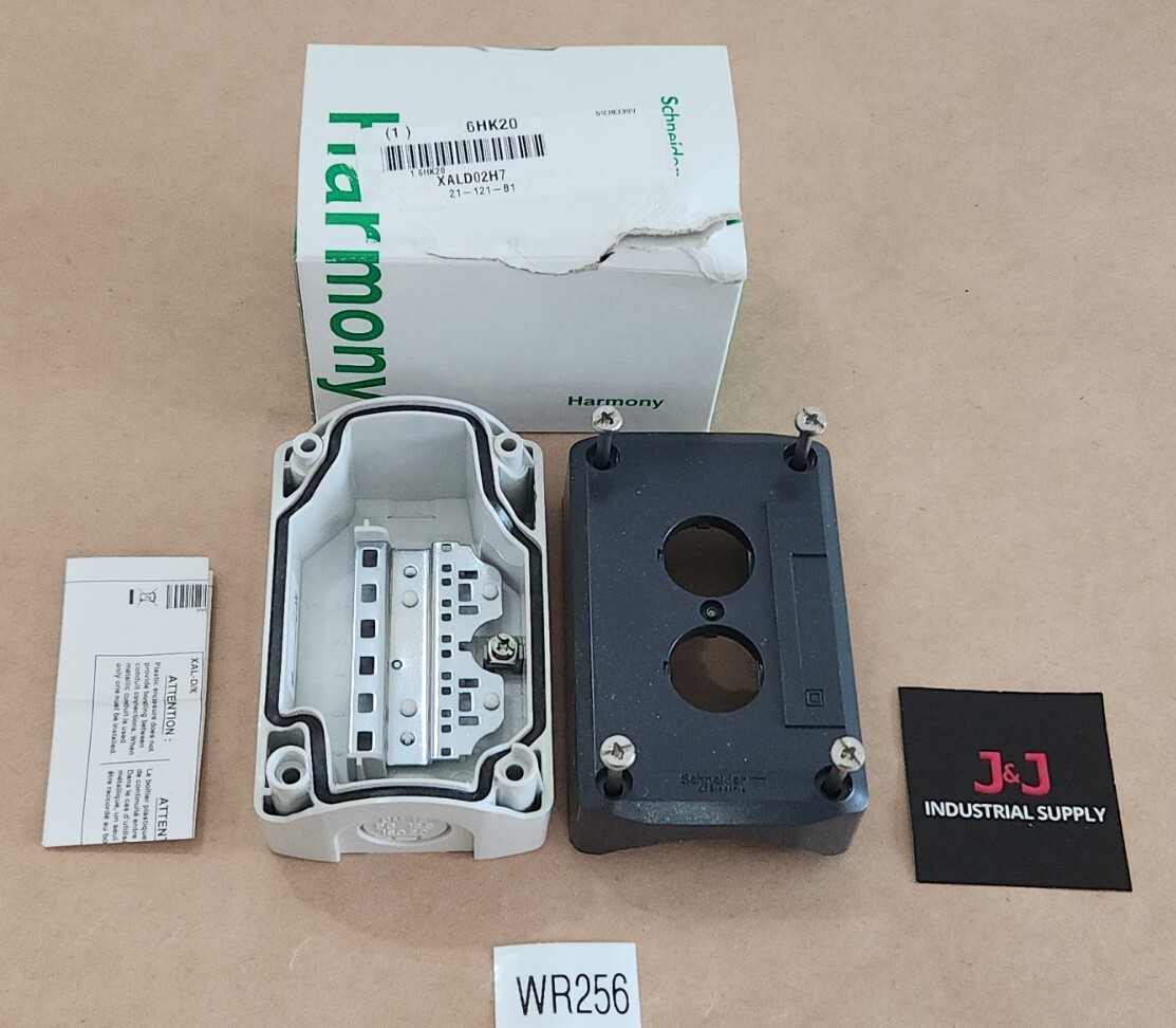 *BRAND NEW* Schneider Electric XALD02H7 Grey Control Box 2 Holes + Warranty!