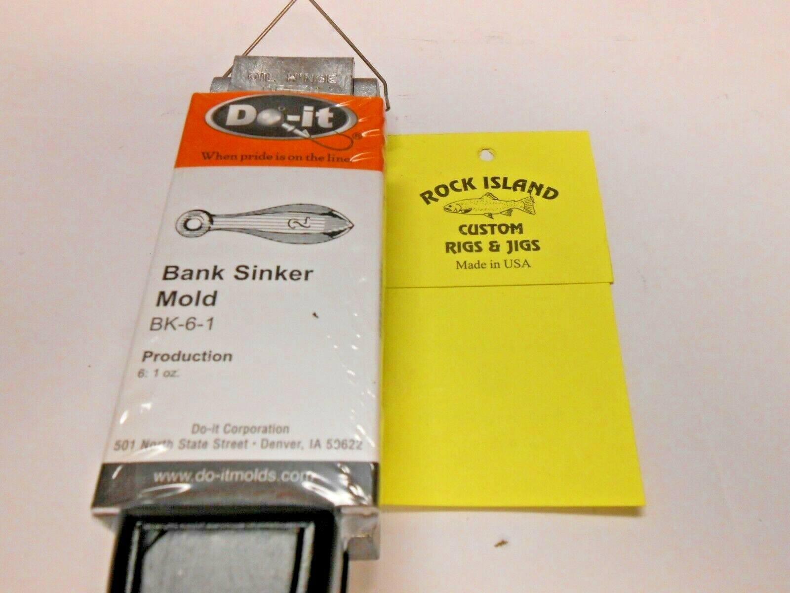 1105 Do-It Bank Sinker Mold 1 oz Free Shipping