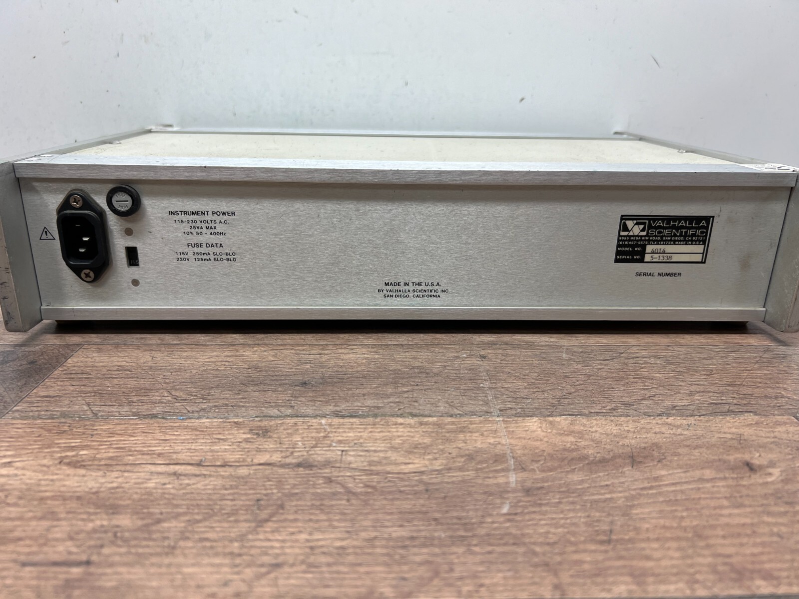 Valhalla Scientific 4014 Digital Ohmmeter 4 1/2 Digit