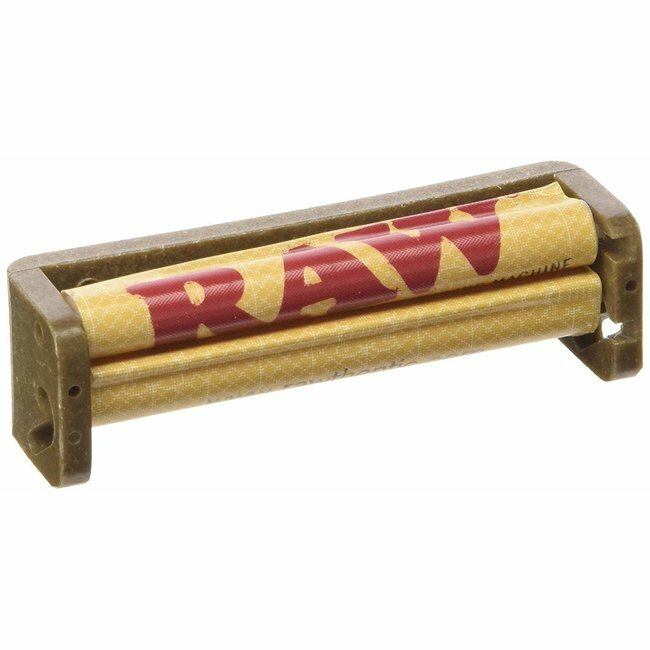 RAW HEMP ROLLING MACHINE HAND ROLLER 110MM KING SIZE with FREE RAW LANYARD