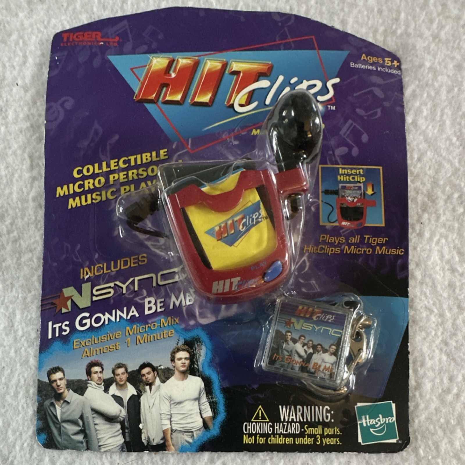 Tiger Electronics HitClips Micro Music Player NSYNC It's Gonna Be Me 2000 Music