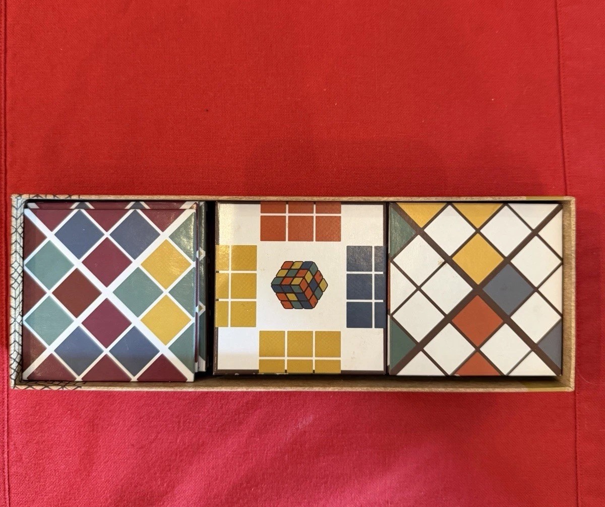 Lagoon Rubik Matching Tile Puzzle-Challenging 3 In 1 Puzzles Complete