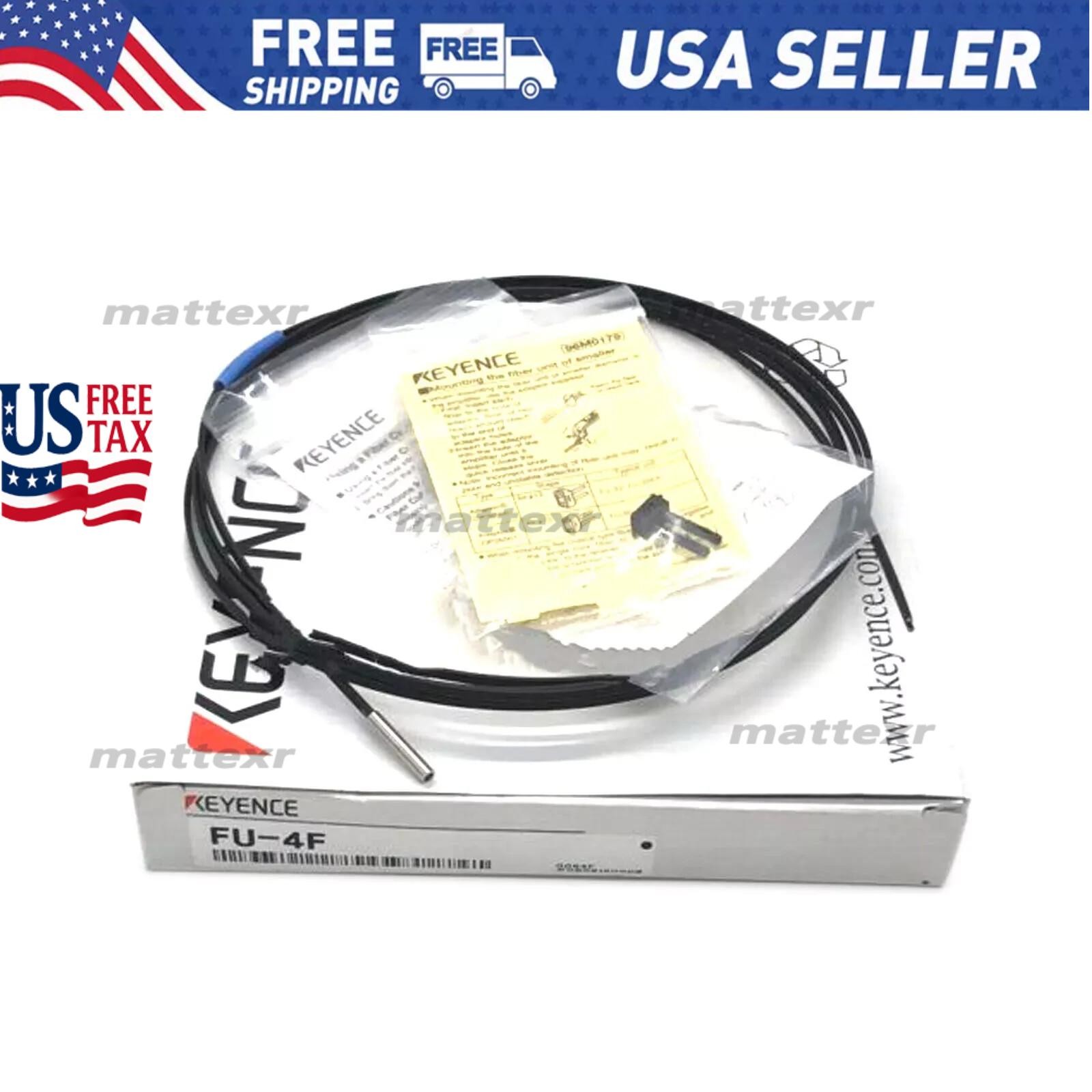 KEYENCE FU-4F Digital Fiber Optic Sensor FU4F New Free Shipping