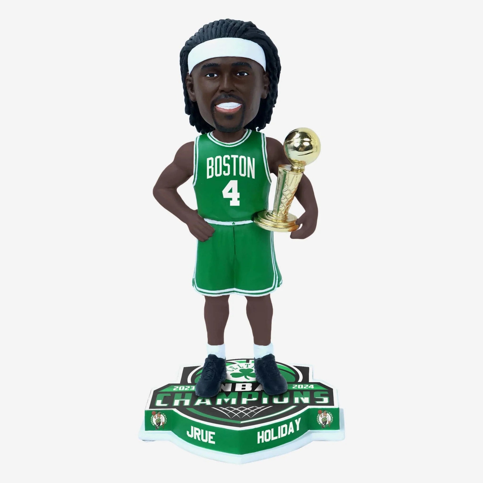 Jrue Holiday Boston Celtics 2024 NBA Champions Green Jersey Bobblehead NBA