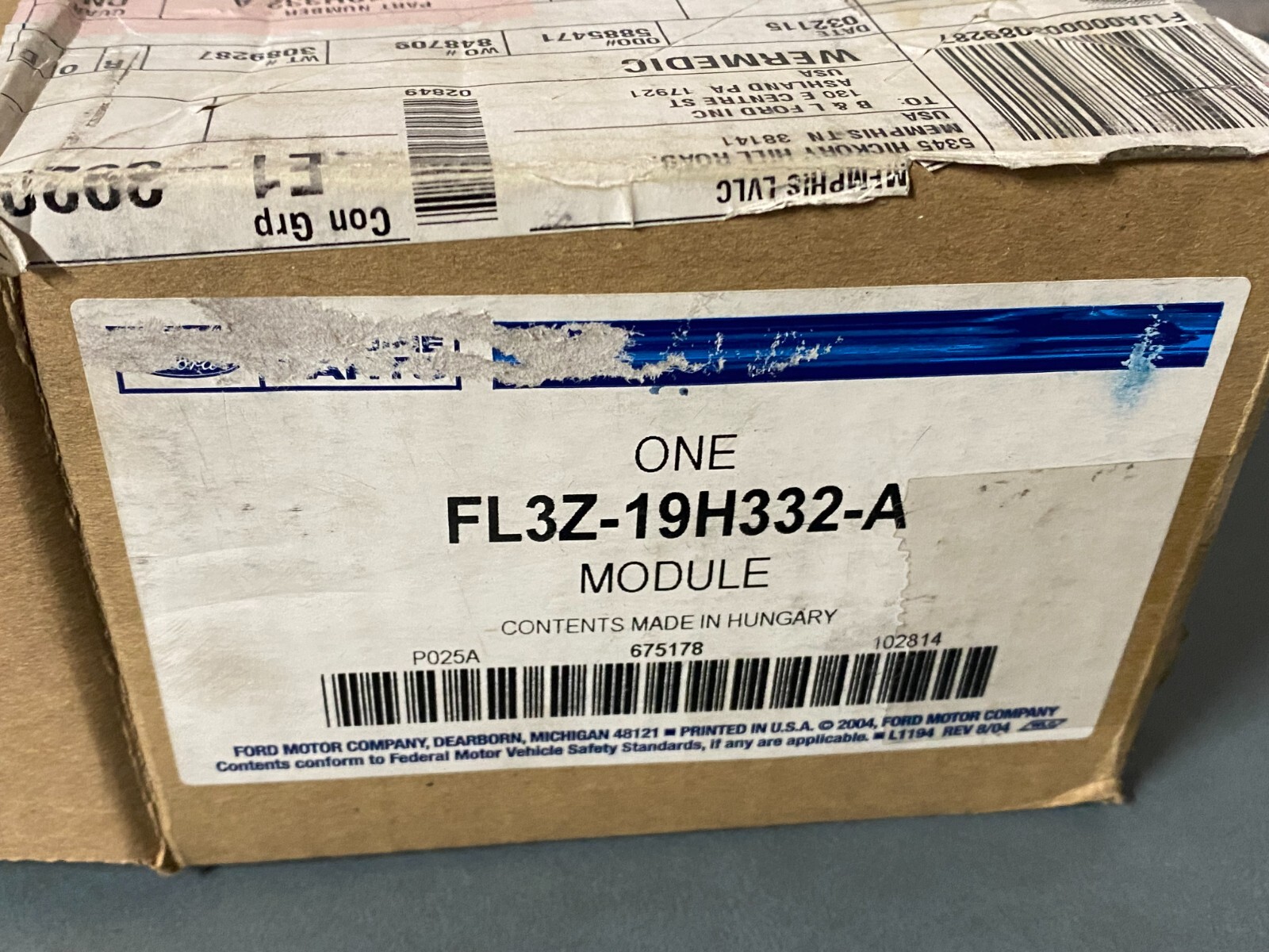 Ford OEM NOS FL3Z-19H332-A Trailer Brake Module 2015-2017 Ford F-150