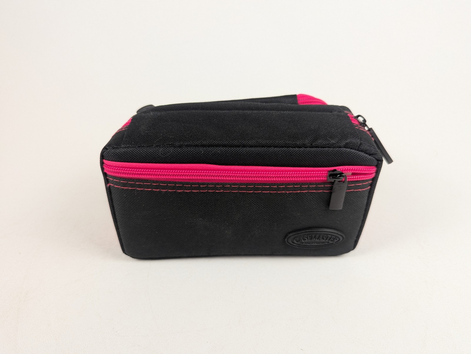 Casemaster Black Pink Dart Case Travel Storage Holder Organizer Darts