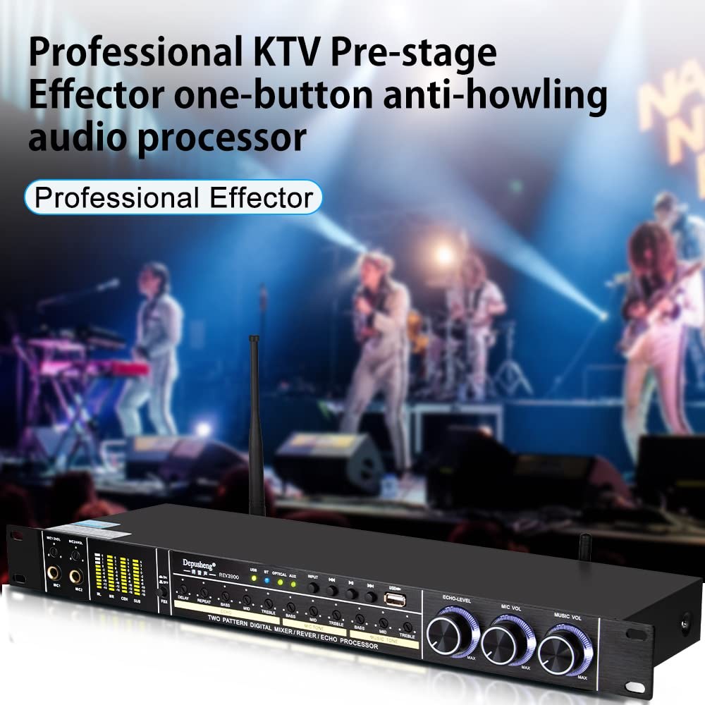 REV3900 Pre Effector Professional KTV Household Karaoke Multieffects Processo...
