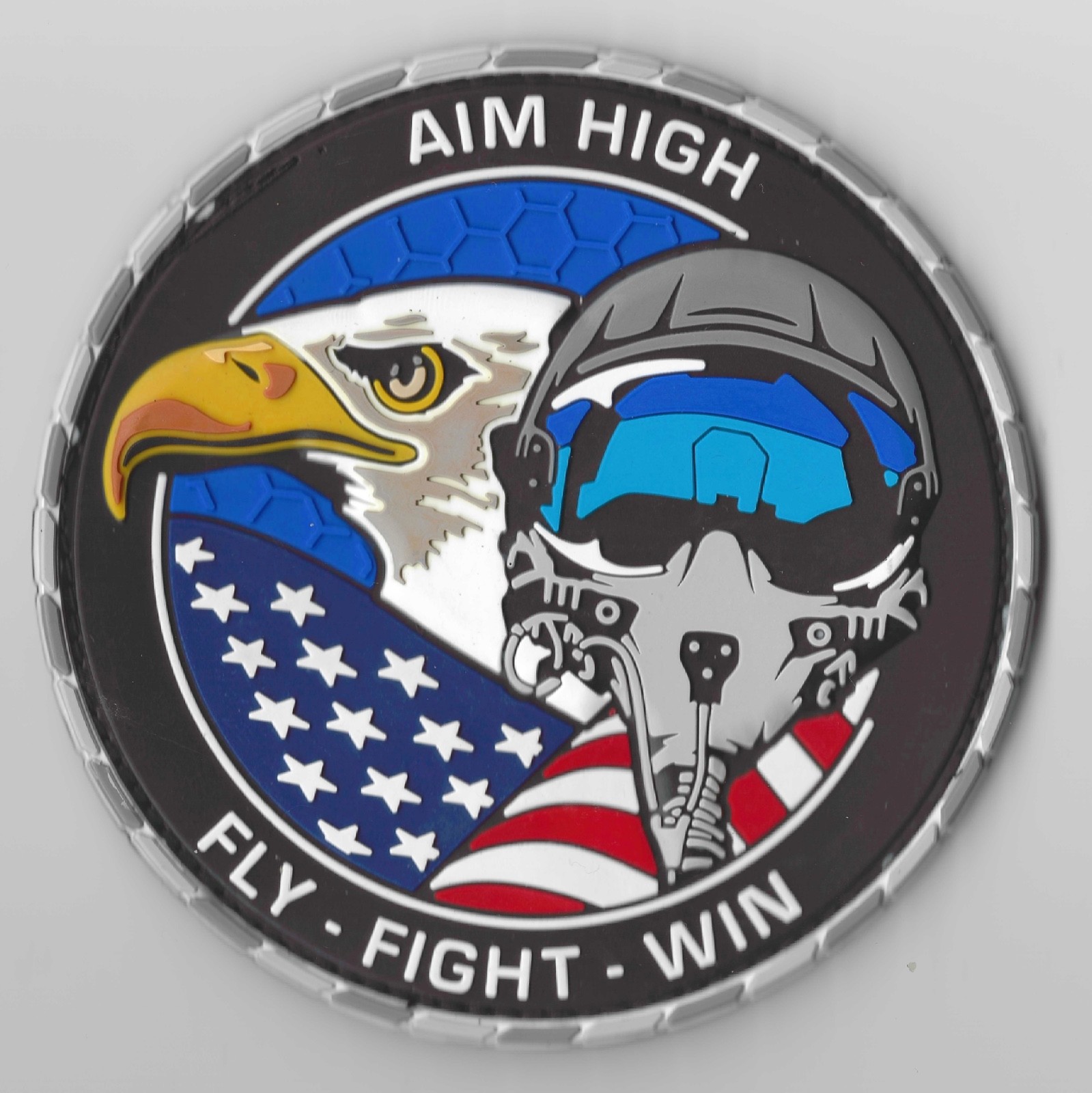 United States Air Force Patch Aim High USAF - Fly - Fight - Win - High quality