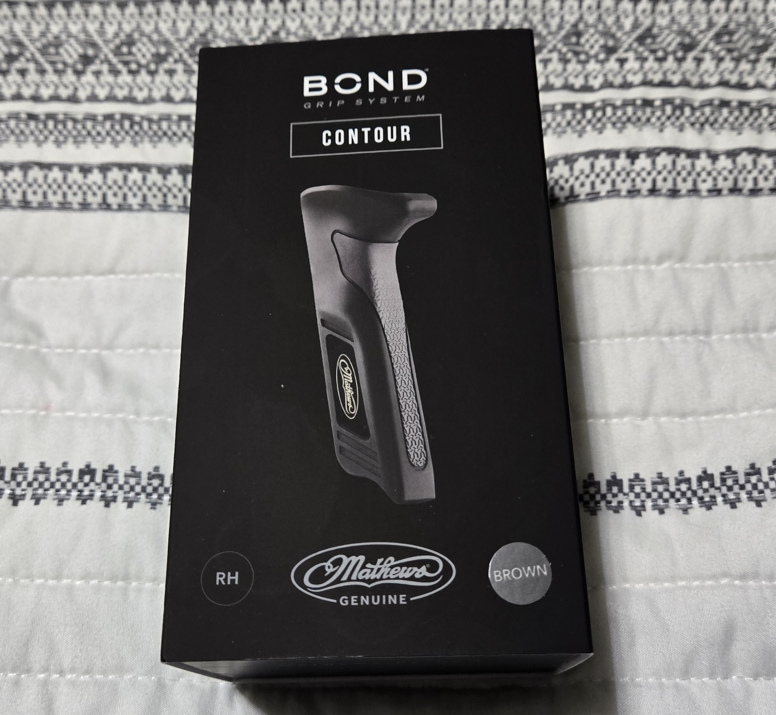 Mathews Bond Contour Grip RH Kodiak Brown New In Unopened Package