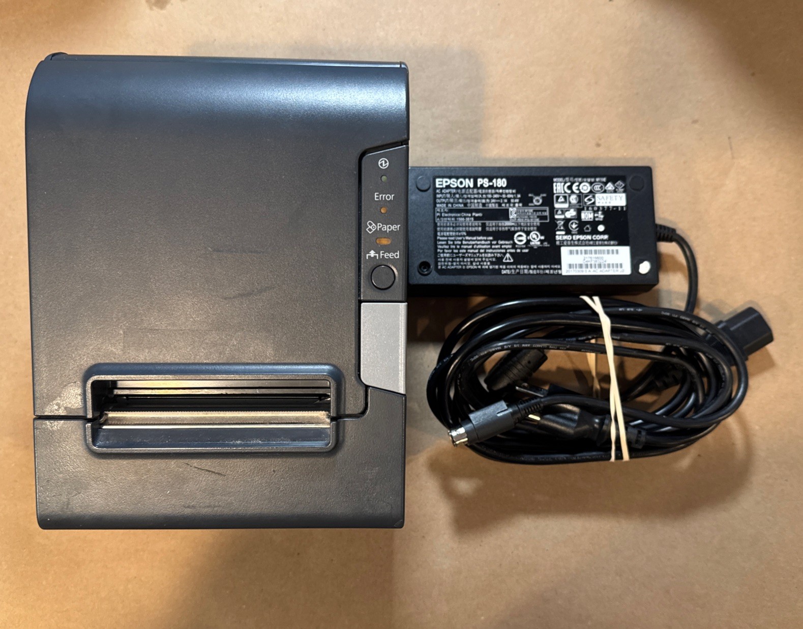 EPSON TM-T88V M244A Thermal POS Label Receipt Printer w/ Adapter