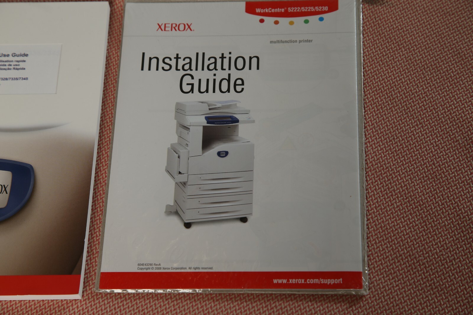 XEROX Installation Guide Xerox Centreware 7.2 CD's