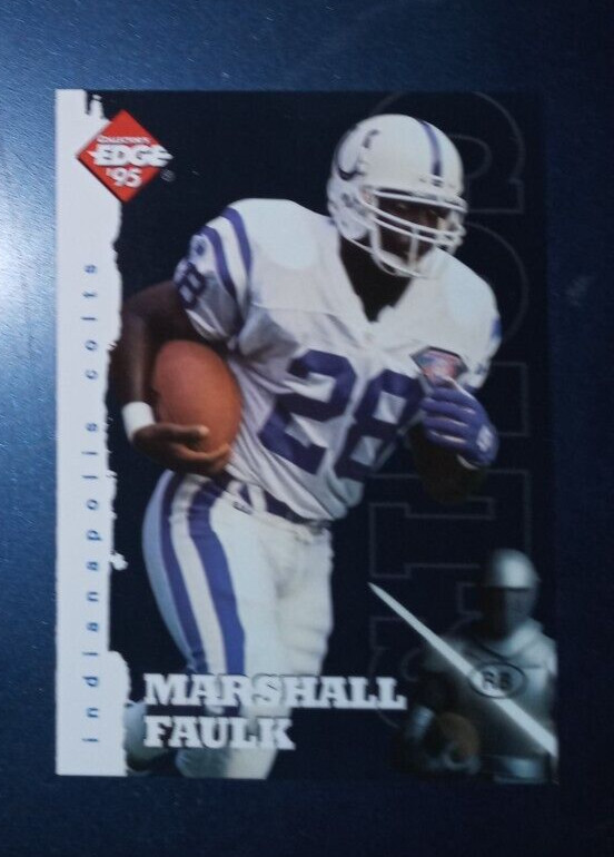 1995 Collector's Edge Dragon Slayer Marshall Faulk near mint-mint (see scan)