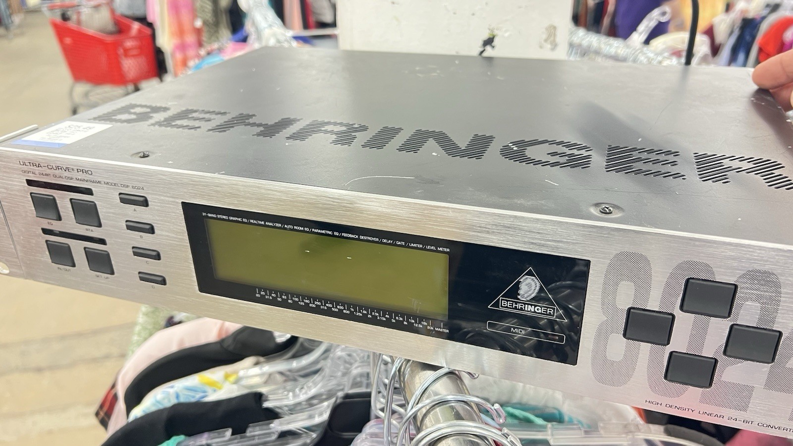 Vintage Behringer UltraCurve Pro DSP8024 RTA EQ Updated Ver 1.2