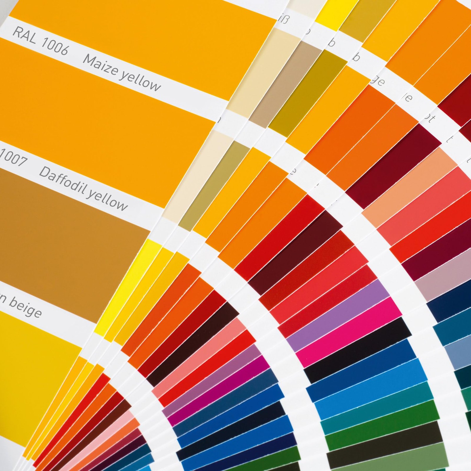 RAL K7 Color Chart, 216 Colors, Gloss, 5 Languages