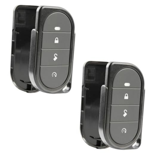 2X  Keyless Entry Remote Car Key Fob 4-Button Replacement Shell Case for Two