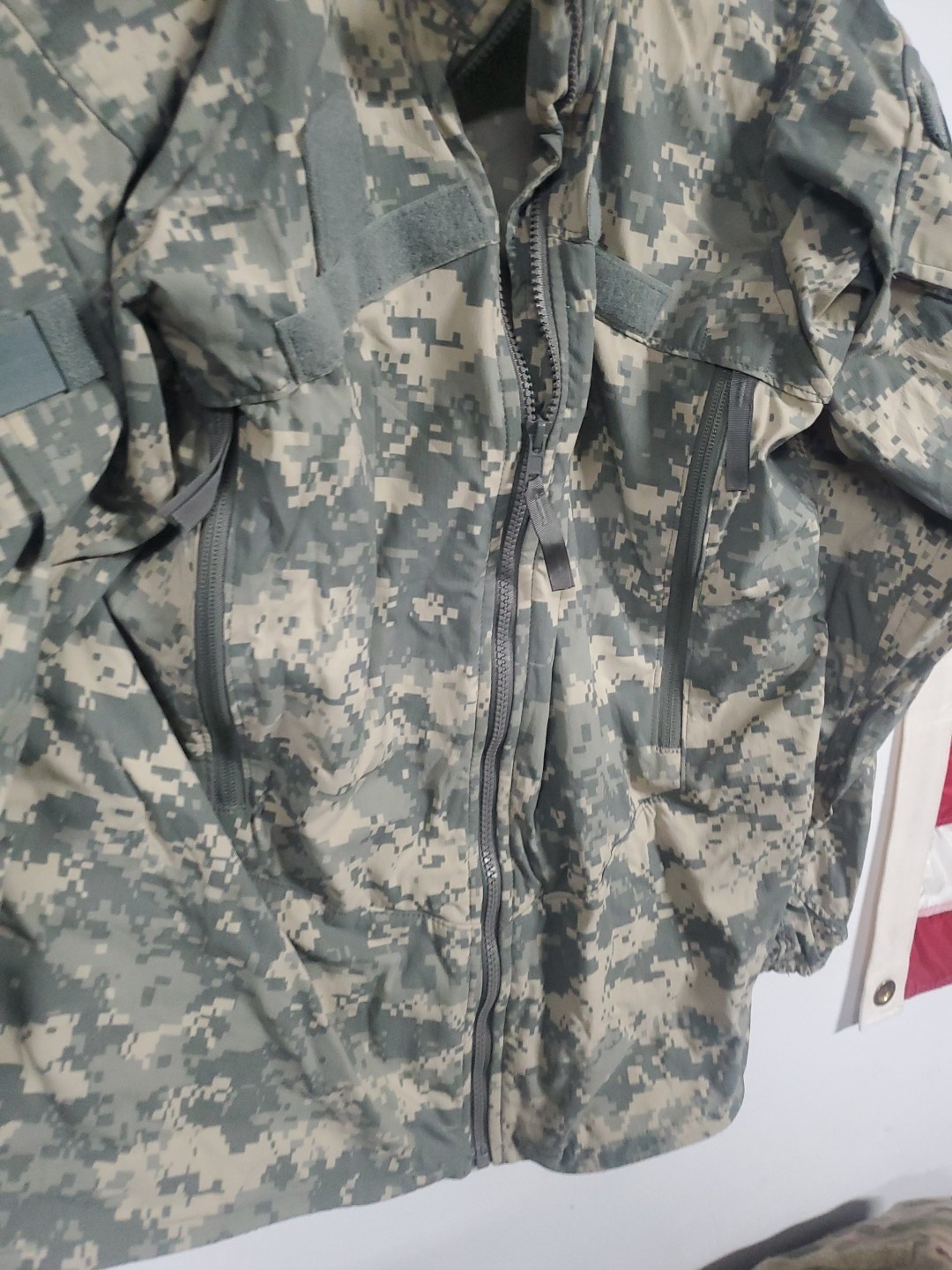 Small Regular ARMY acu ECWCS windbreaker jacket top Cold Weather