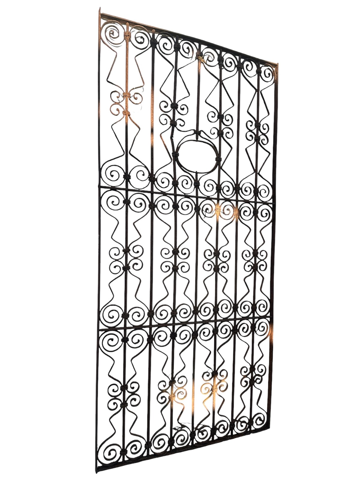 Antique Wrought Iron 79"+ Tall Gate GA20679