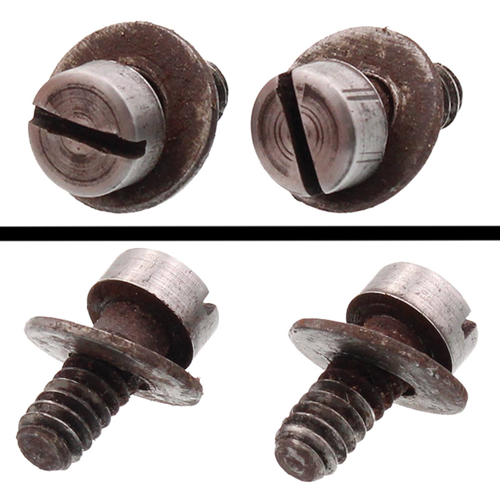 Original Pair of Bench Plane Frog Fixing Screws - With Washers - mjdtoolparts