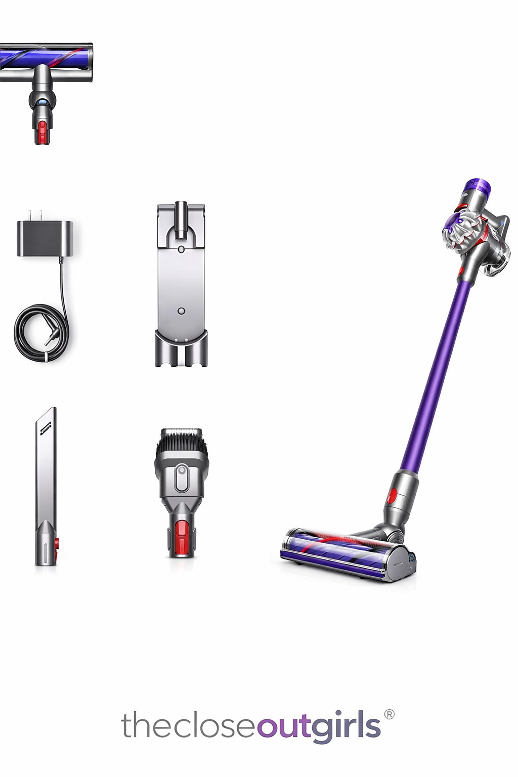 Dyson V8 Origin Plus Cordless Stick Vacuum Cleaner 405864-01 Pet Hair Removal