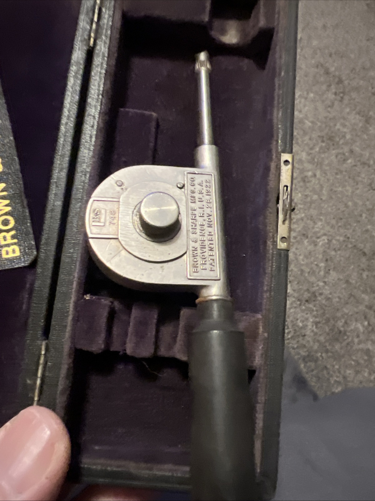 Brown & Sharpe 748 Calipers speed indicator