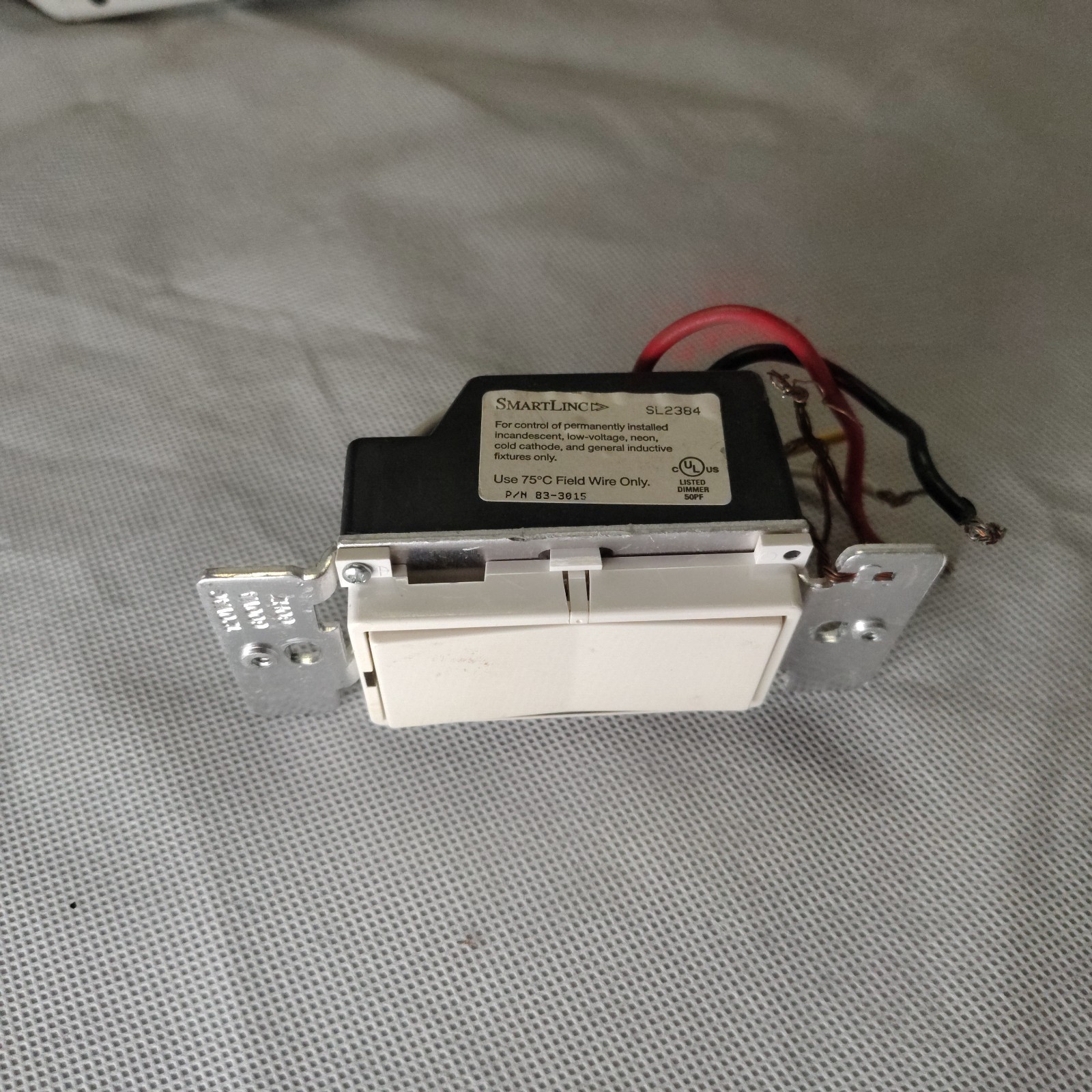 SwitchLinc 600W Remote Control Dimmer Wall Switch 2384W White Tested #2-7, #9