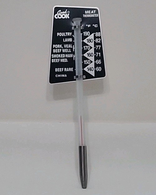 Vintage Good Cook Meat Thermometer Fahrenheit Celsius China