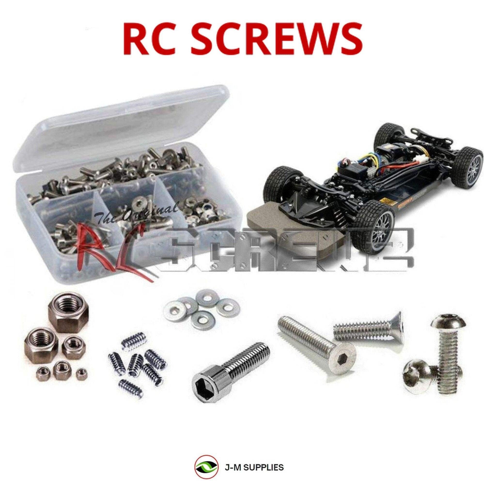 RCScrewZ Stainless Screw Kit tam169 for Tamiya TT-02 4WD RTR (#57984) | KIT