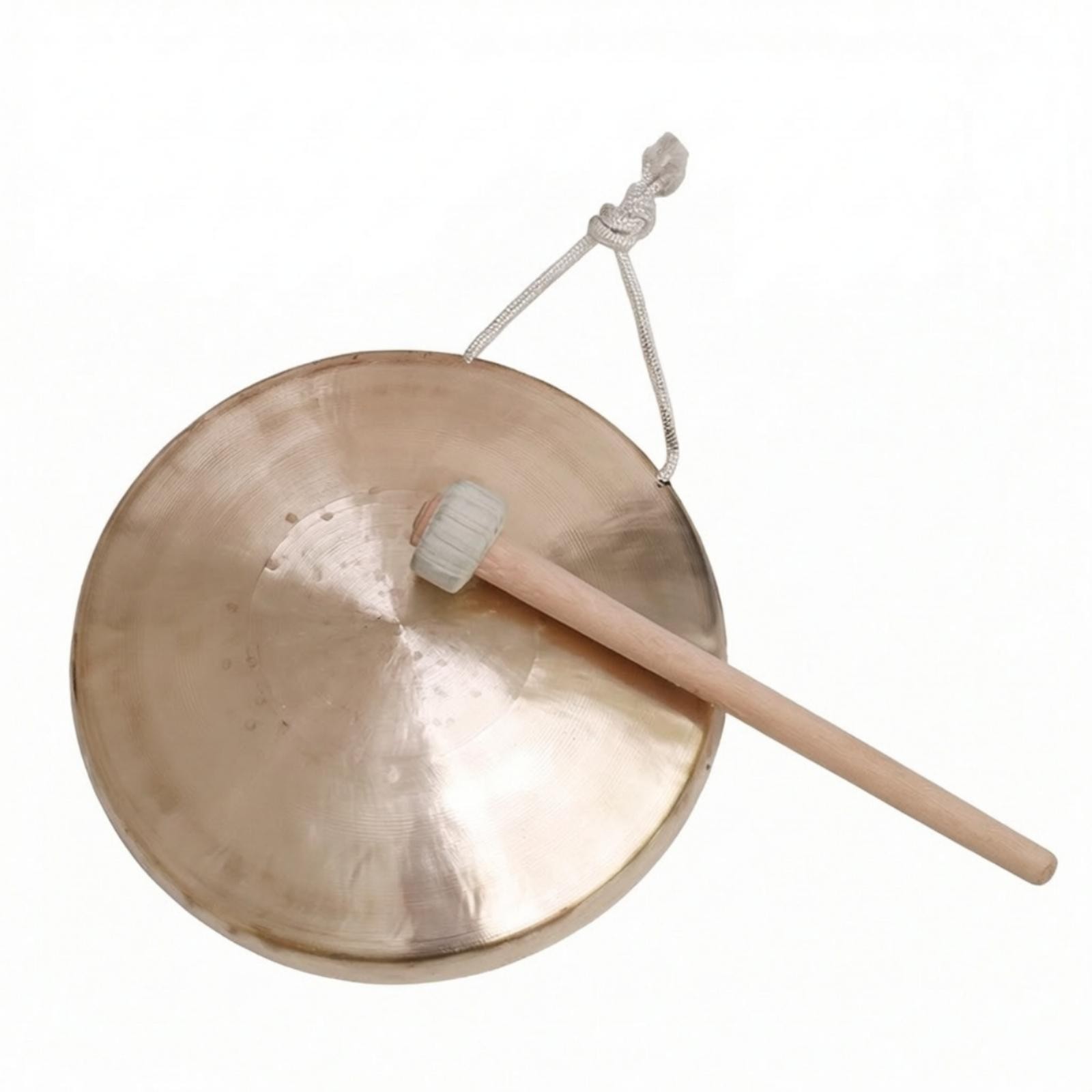 Copper Gong Traditional Gong Hand-Crafted Percussion Instrument for Artists,