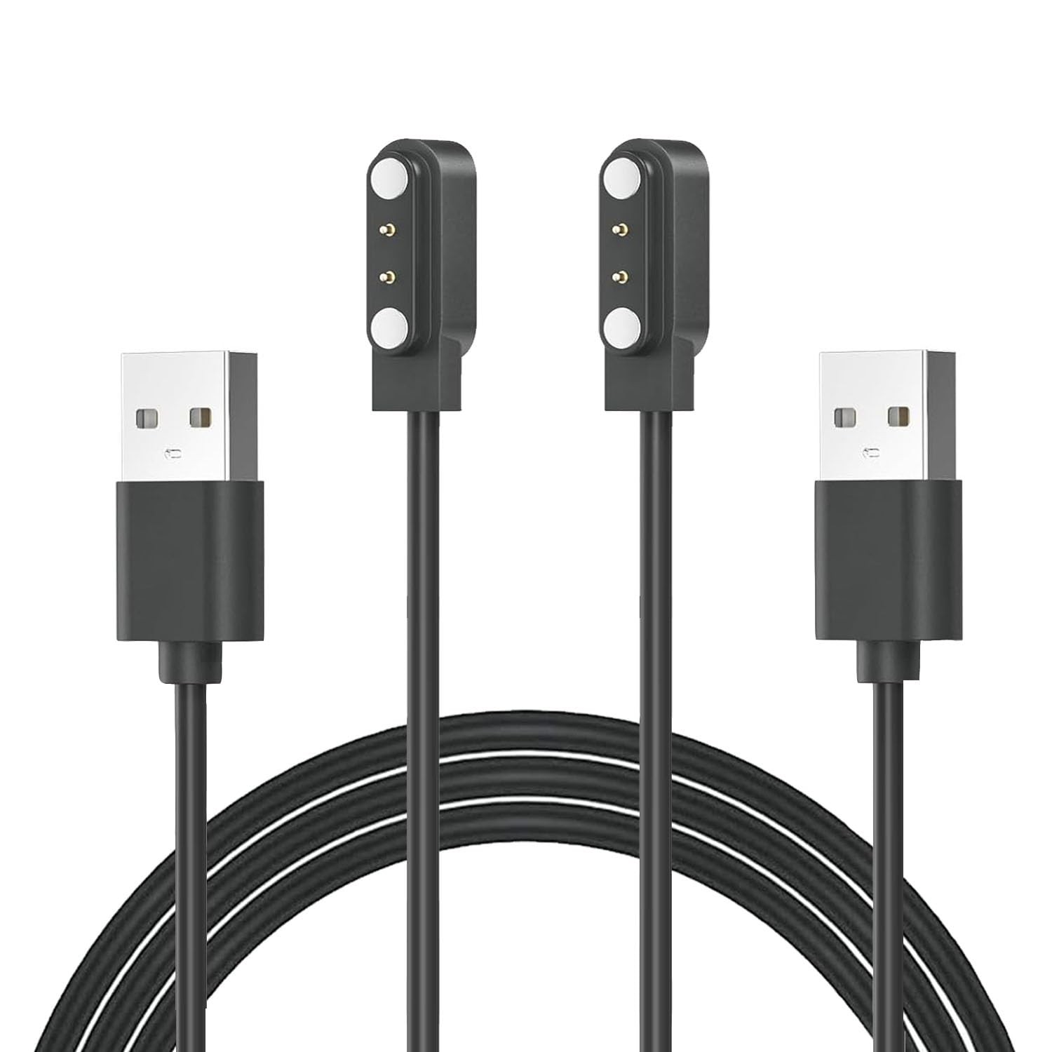 2-Pack Magnetic Cables Compatible with EIGIIS KE2 KE3 KE5 EW5 Smart Watch Cha...