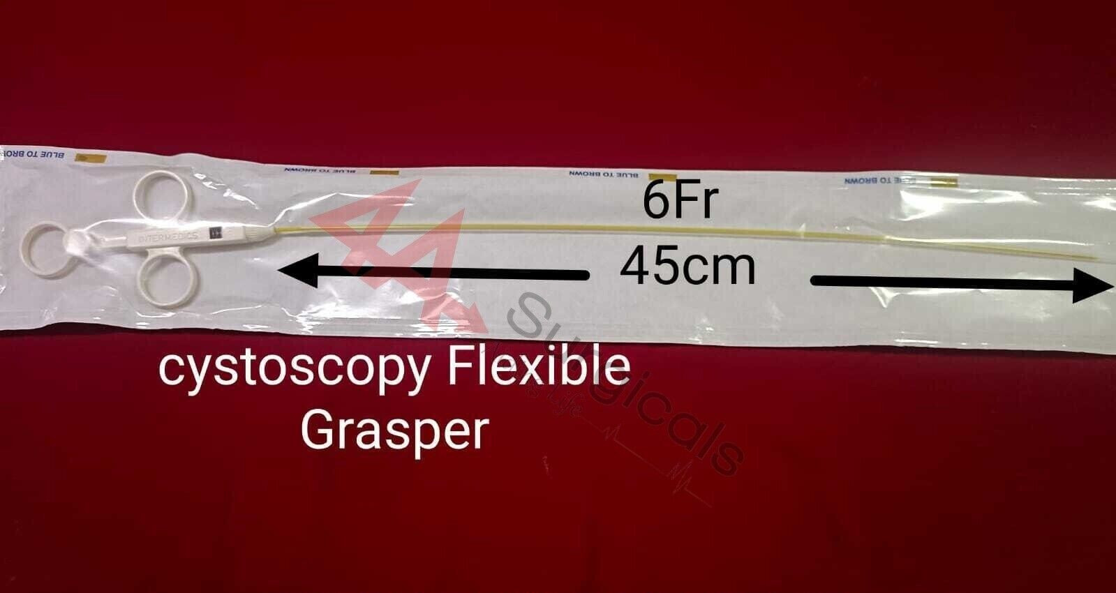4A CYSTOSCOPY FLEXIBLE GRASPER UROLOGY 6Fr 45cm